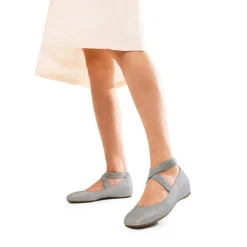 Criss Cross Elastic Ankle Strap Flats