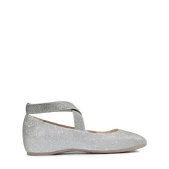 Criss Cross Elastic Ankle Strap Flats