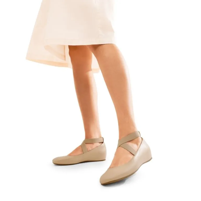 Criss Cross Elastic Ankle Strap Flats