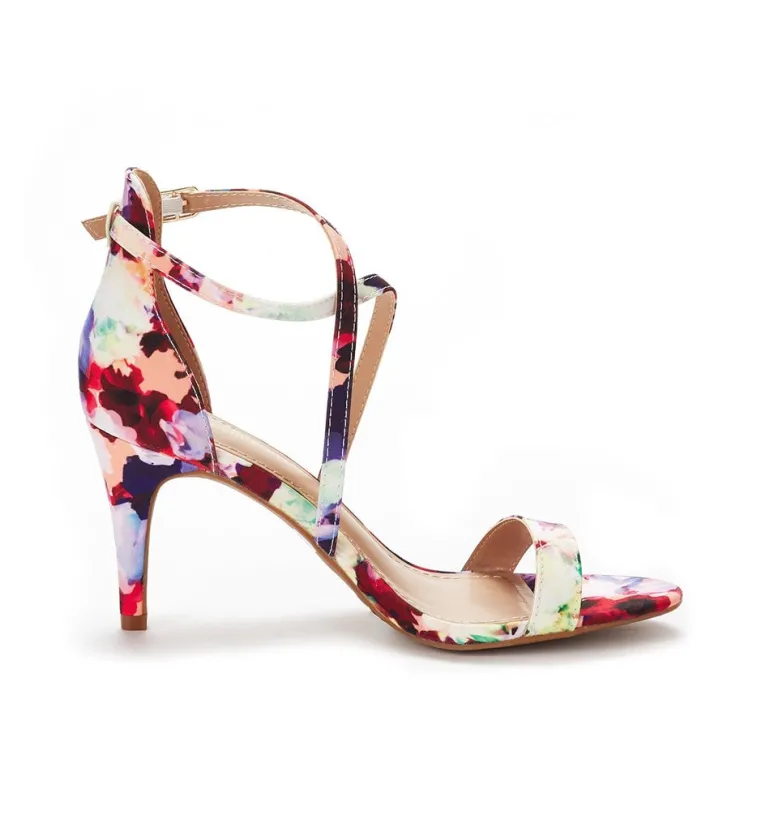 Criss Cross Stiletto Pump Heels Sandals