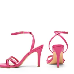 Criss-Cross Strap Stiletto Heel Sandals