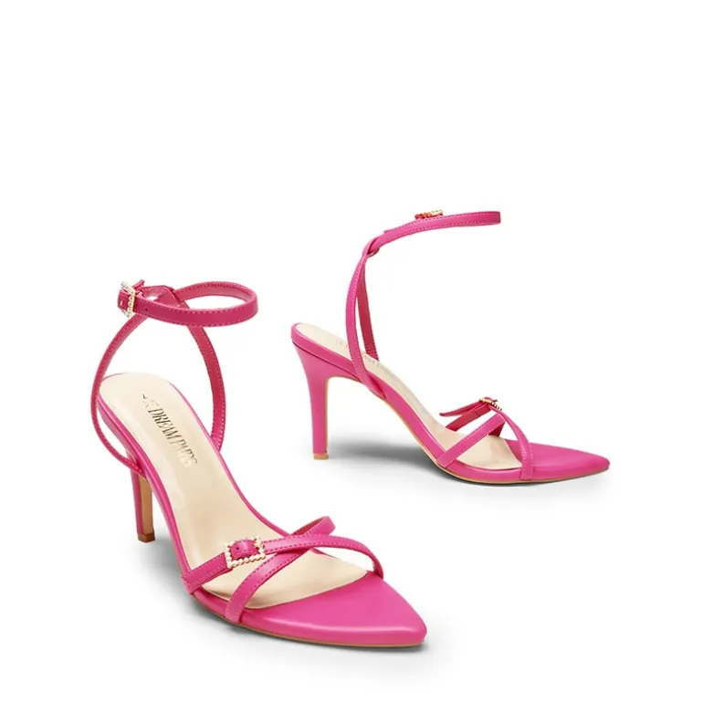 Criss-Cross Strap Stiletto Heel Sandals