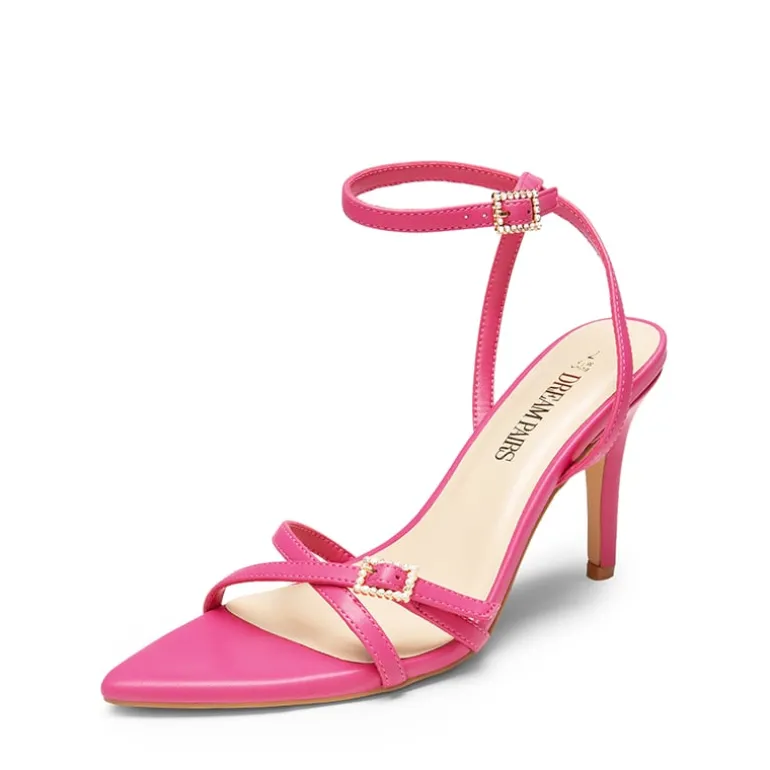 Criss-Cross Strap Stiletto Heel Sandals