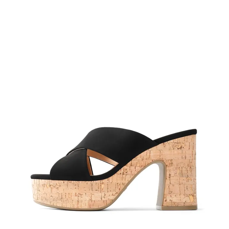 Criss Cross Wedge Platform Sandals