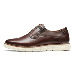[CrossFlex NeatPolish-] Men's Vegan Leather Oxford Dress Sneakers