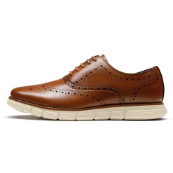 [CrossFlex NeatPolish+] Men's Wingtip Oxford Dress Sneakers