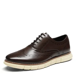 [CrossFlex NeatPolish+] Men's Wingtip Oxford Dress Sneakers