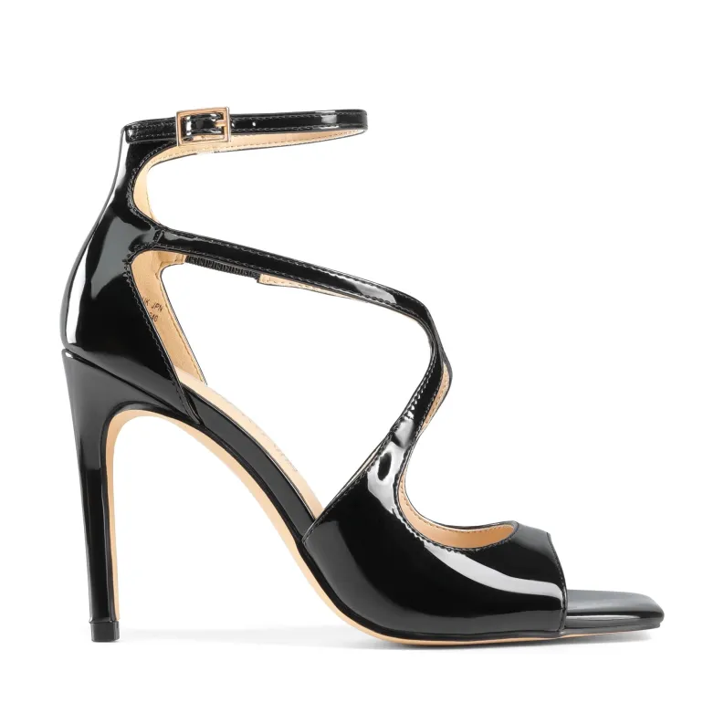 Cross Strappy Stiletto Heels