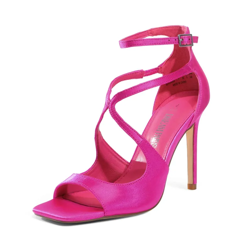 Cross Strappy Stiletto Heels