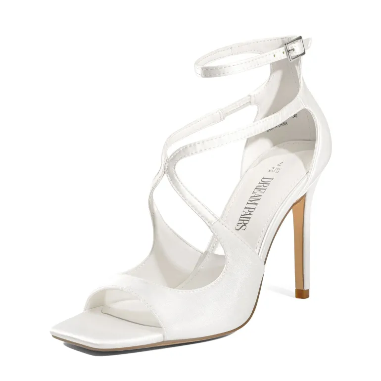 Cross Strappy Stiletto Heels