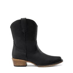 Cuban Heel Cowgirl Ankle Boots