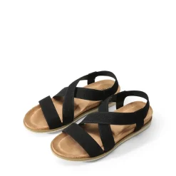 Cushioned Footbed Elastic Strap Sandals