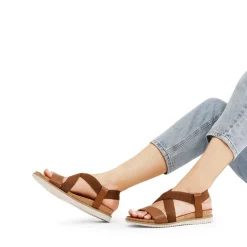 Cushioned Footbed Elastic Strap Sandals