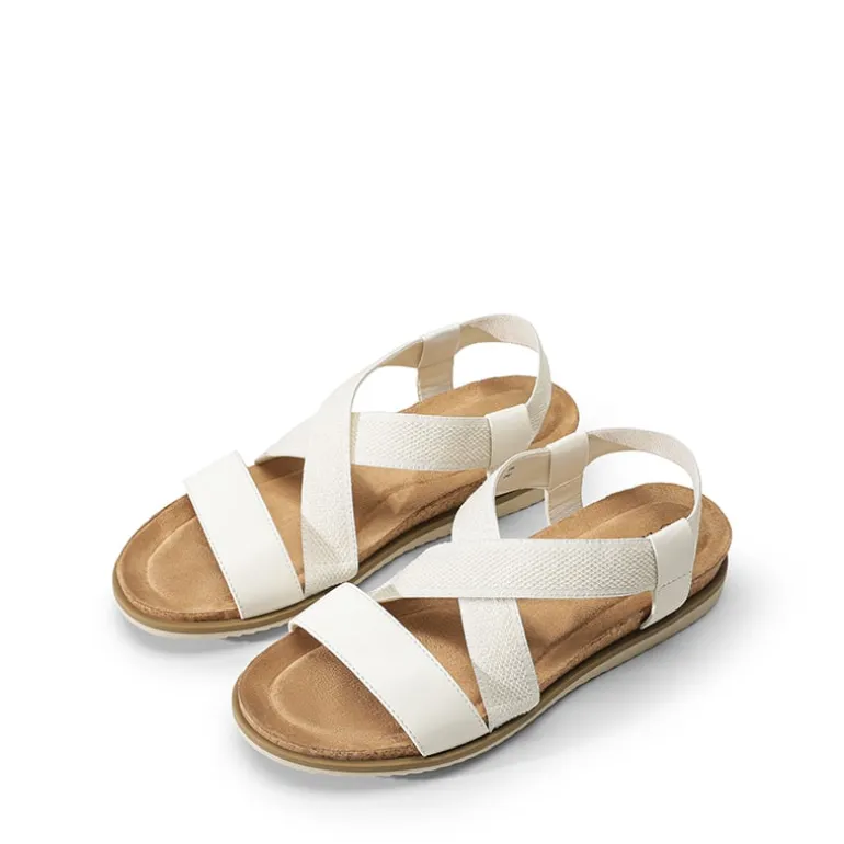 Cushioned Footbed Elastic Strap Sandals