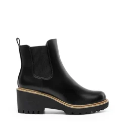 Cushioned Lining Wedge Chelsea Ankle Boots
