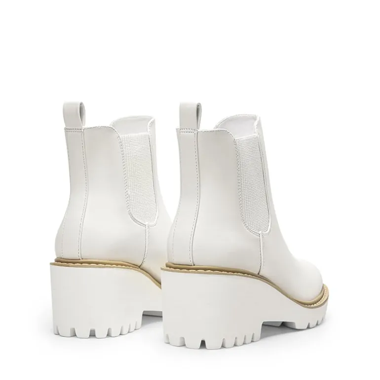 Cushioned Lining Wedge Chelsea Ankle Boots