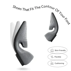 Cushioned Square Toe Knit Loafers