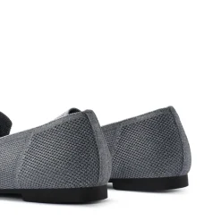Cushioned Square Toe Knit Loafers