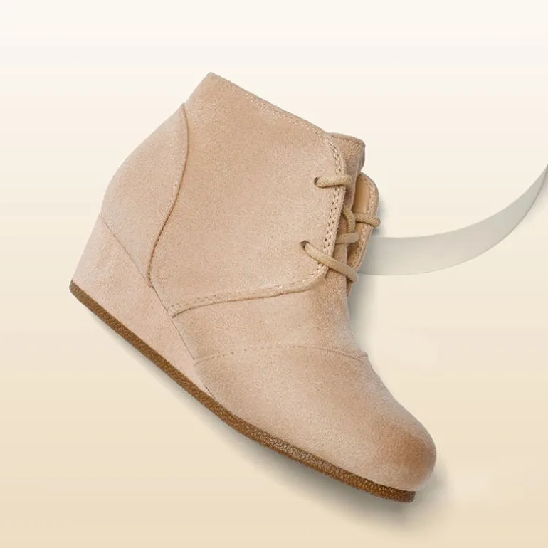 Cute and Comfortable Girl's Wedge Boots