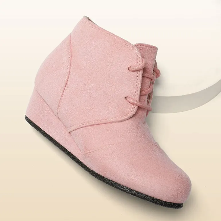 Cute and Comfortable Girl's Wedge Boots
