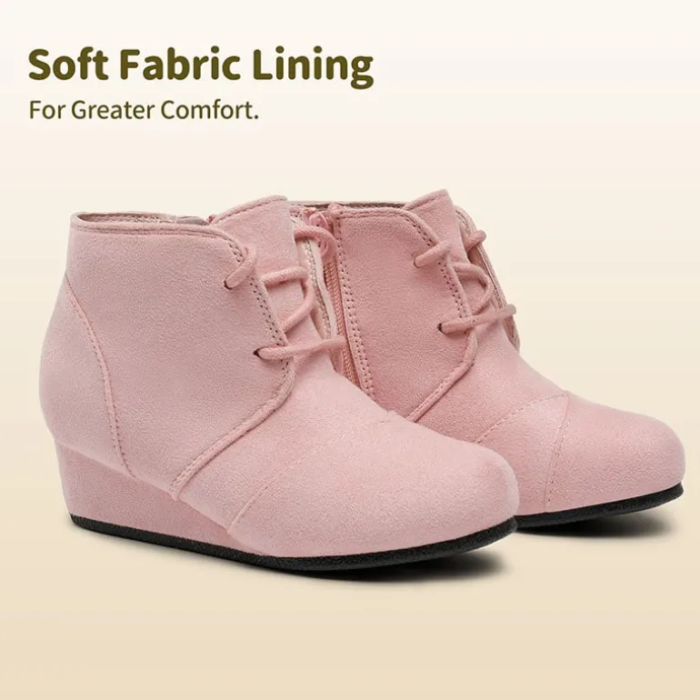 Cute and Comfortable Girl's Wedge Boots