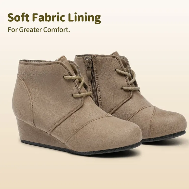 Cute and Comfortable Girl's Wedge Boots