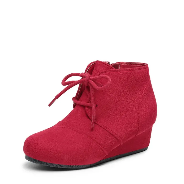 Cute and Comfortable Girl's Wedge Boots