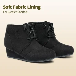 Cute and Comfortable Girl's Wedge Boots