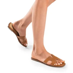 Cut-out Strap Light Sole Slide Sandals
