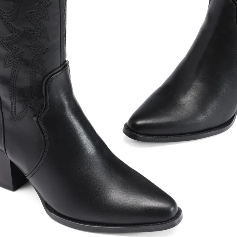 Dallas Embroidered Western Cowboy Knee High Boots
