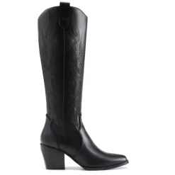 Dallas Embroidered Western Cowboy Knee High Boots