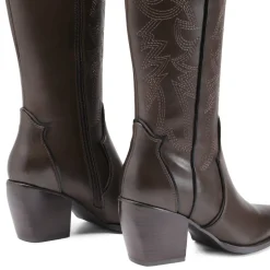 Dallas Embroidered Western Cowboy Knee High Boots