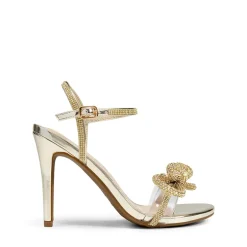 Double Bowknots Rhinestone Stiletto Heels