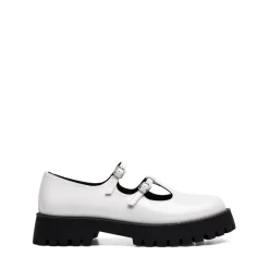 Double-strap Mary Jane Chunky Pumps
