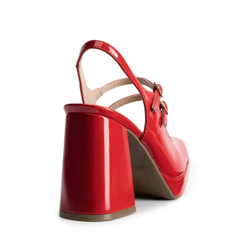 Double-strap Mary Jane Pumps
