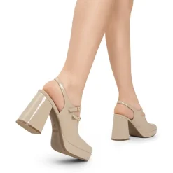 Double-strap Mary Jane Pumps