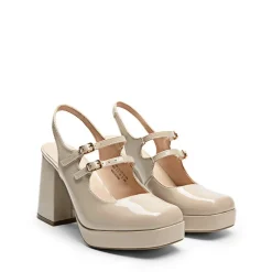 Double-strap Mary Jane Pumps