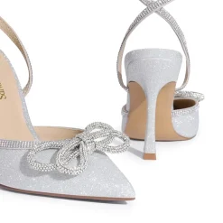 Dreamy Destiny Stiletto Rhinestone Strap Pumps