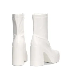 Dreamy Square Toe Platform Chunky Ankle Boots - Stella