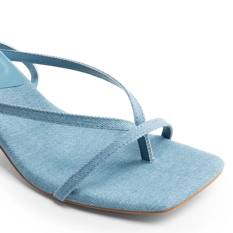 Dreamy Square Toe Strappy Kitten Heels