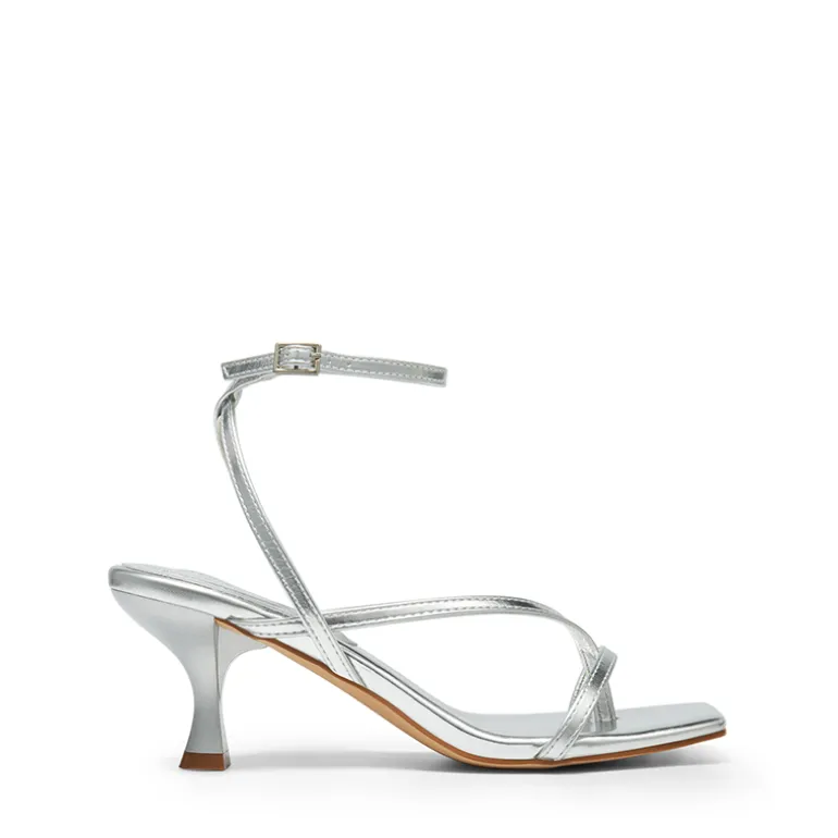 Dreamy Square Toe Strappy Kitten Heels