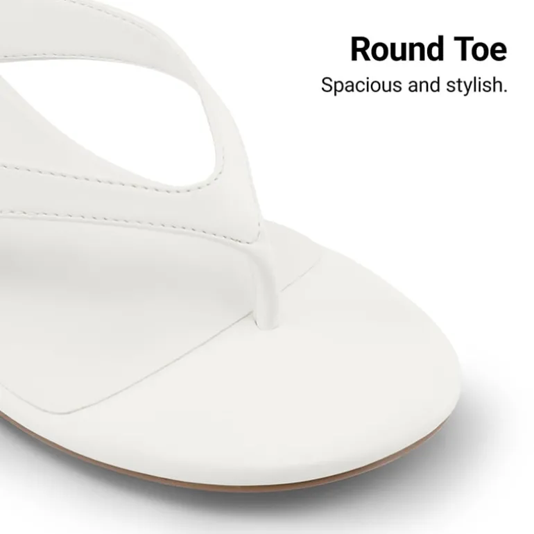 Dreamy Women’s Kitten Heel Thong Sandals