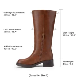 Dreamy Women’s Square Toe Knee-High Boots