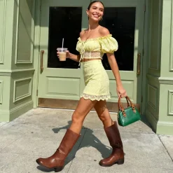 Dreamy Women’s Square Toe Knee-High Boots