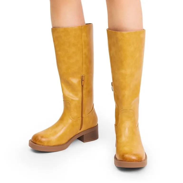 Dreamy Women’s Square Toe Knee-High Boots