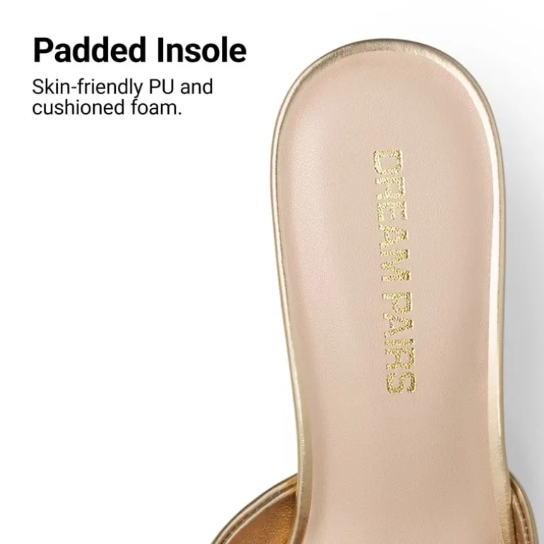 Dreamy Women’s Square Toe Low Heel Mules
