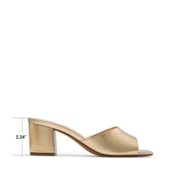 Dreamy Women’s Square Toe Low Heel Mules