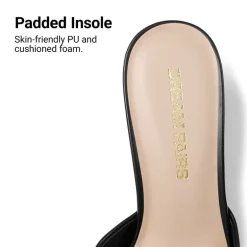 Dreamy Women’s Square Toe Low Heel Mules