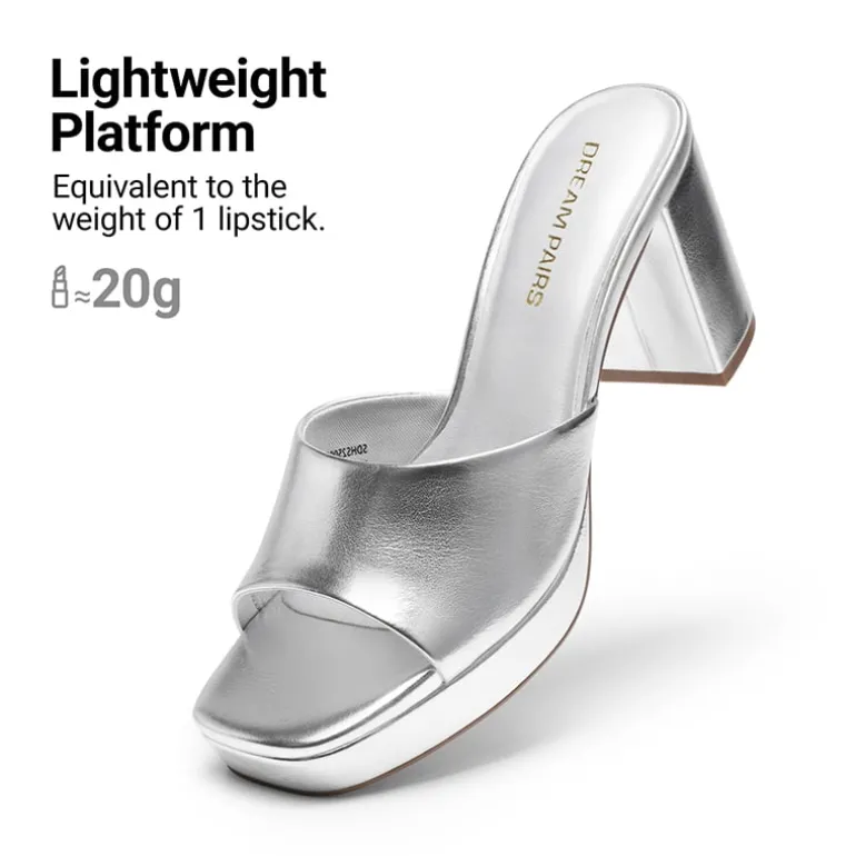 Dreamy Y2K Platform Heels with Square Toe