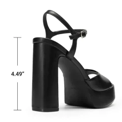 Dreamy Y2K-style Block Heel Platform Sandals
